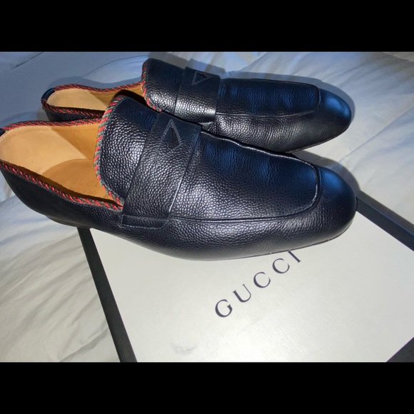 Gucci Loafers Navy Leather main image 10